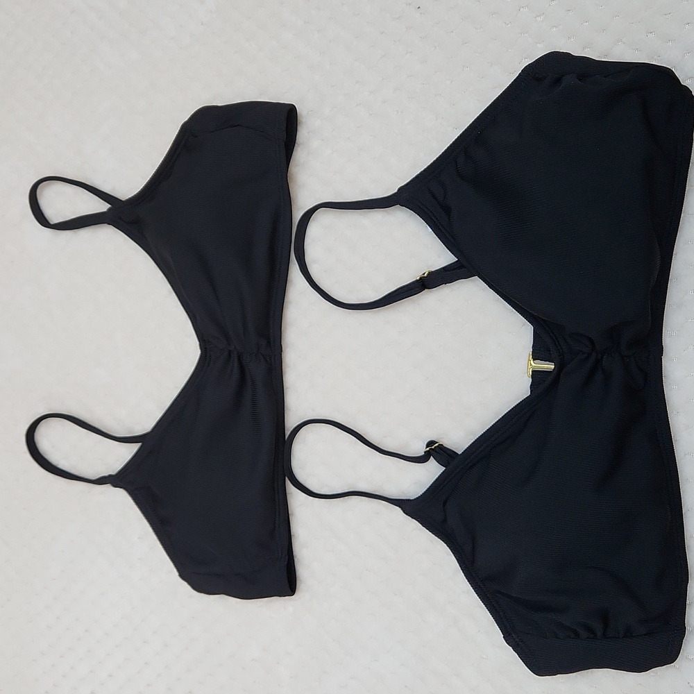 Nwt Shade & Shore Ribbed Bikini Top - Picture 7 of 11